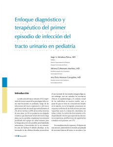Enfoque diagnostico y terapéutico del primer episodio de infección del tracto urinario en pediatría