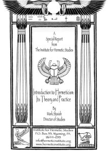 Introduction to Hermeticism