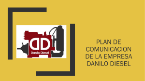 Plan de comunicacion de la empresa DANILO diesel PPT
