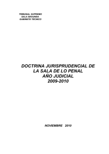 DOCTRINA JURISPRUDENCIAL PENAL 09-10