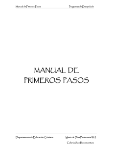 MANUAL DE PRIMEROS PASOS