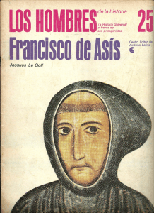 025 Los Hombres de la Historia Francisco de Asis J Le Goff CEAL 1968