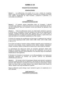 NORMA A.130 REQUISITOS DE SEGURIDAD GENERALIDADES