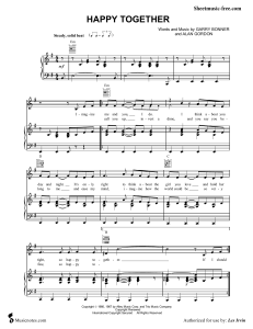 Happy-Together-Sheet-Music-The-Turtles-(SheetMusic-Free.com)