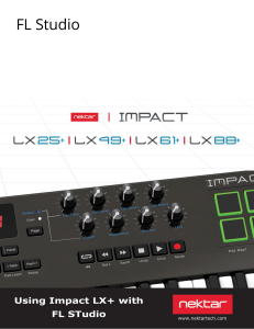 Nektar Impact LX+ & FL Studio Setup Guide