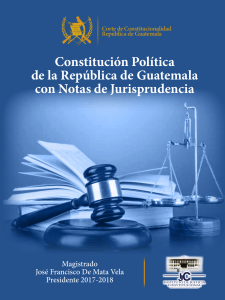 Constitución Política de Guatemala con Jurisprudencia