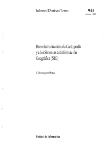 Breve Introducción a la Cartografía y a los Sistemas de Información Geográfica (SIG)