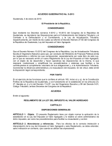 Acuerdo-Gubernativo-Numero-5-2013-Reglamento-De-La-Ley-Del-Impuesto-Al-Valor-Agregado
