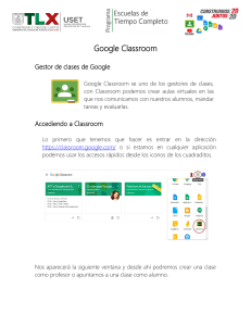 Manual de Google Classroom CETE