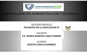 TAREA  , FILOSIFIA DE LA EDUCACION IV , JUDITH GARCIA R.