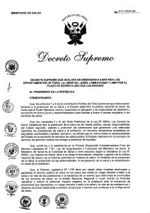 Decreto Supremo Nº 013-2019-SA Guillain Barré