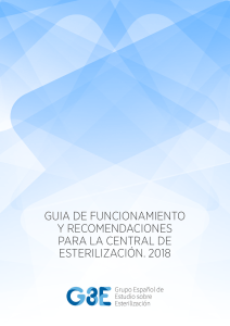 Guia de funcionamiento y recomendaciones para la central de esterilización 2018