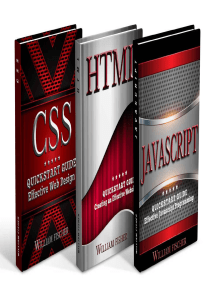 Programming  Programming QuickStart Box Set - HTML, Javascript & CSS (Programming, HTML, Javascript, CSS, Computer Programming) ( PDFDrive )