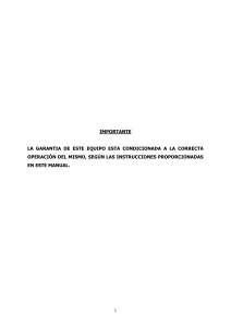 Manual de Instrucciones Molinos Denver: Instalaci&oacute;n y Operaci&oacute;n