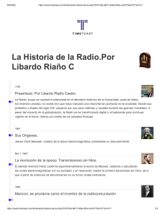 la Historia de la Radio. PDF Libarrdo Riaño