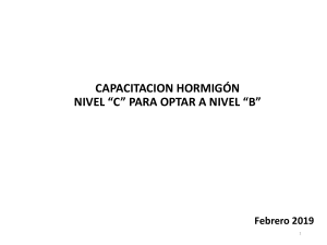 HH CAP. HORMIGÓN (Nivel C para optar a Nivel B) B y N-1