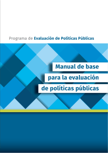 modernizacion gestion por resultados manual base para la evaluacion de politicas publicas 2016