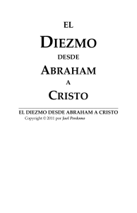 EL DIEZMO DESDE ABRAHAM A CRISTO - JOEL PERDOMO