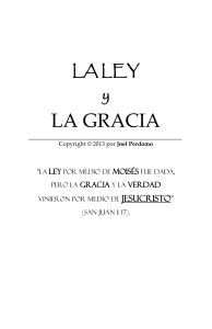 LA LEY Y LA GRACIA - JOEL PERDOMO