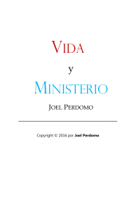 VIDA Y MINISTERIO - JOEL PERDOMO