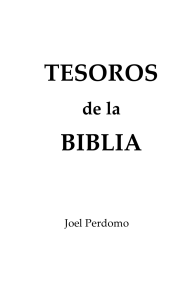 TESOSROS DE LA BIBLIA - JOEL PERDOMO