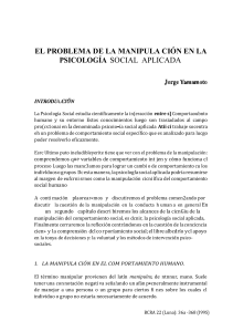 problema de la manipulacion en la psicoso