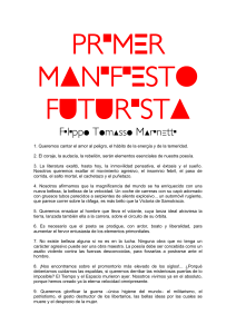 Manifiesto Futurista