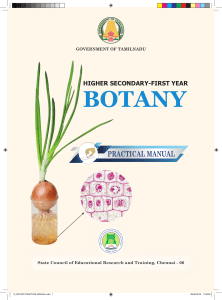 327 - 11th Botany Practical Manual