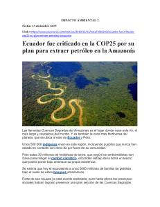 2.2- 13.12.2019  Ecuador fue criticado en la COP25 por su plan para extraer petroleo en la A-convertido