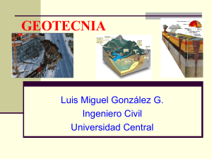 Geología - geotecnia