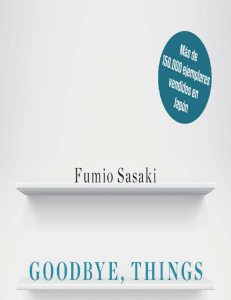 Goodbye, things - Fumio Sasaki