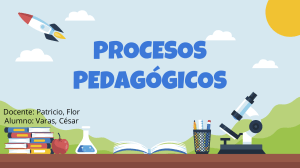 Procesos pedagogicos