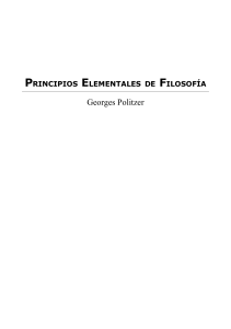 Principios Elementales de Filosofia