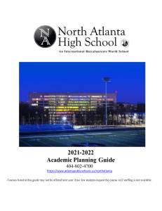 Academic Planning Guide 2021-2022 Nov 11 2020-2
