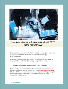 Hackear claves wifi desde Android