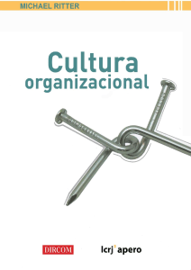 Cultura Organizacional 1ed - Miguel Ritter libro