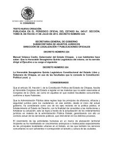 Ley de Obra Pública del Estado de Chiapas