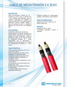 especificacion cable xlp conductores del norte