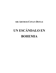 Sir Arthur Conan Doyle - Un escándalo en Bohemia
