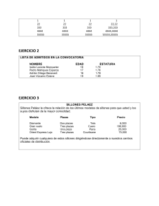 Hoja de Ejercicios Variados
