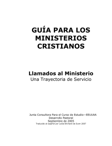 Guía para los Ministerios Cristianos
