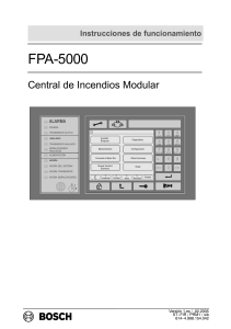 Central de Incendio Bosch FPA-5000 mpc2000a Manual de operador 0502 sp