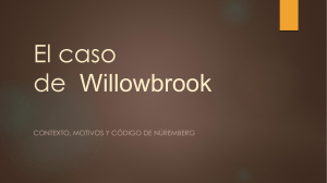 El caso de  Willowbrook