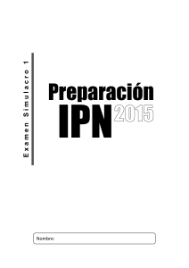 Examen Simulacro IPN 1 (2015)