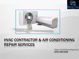 Air Conditioning Repair Services Homestead, Fl