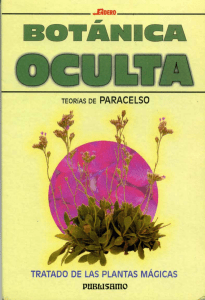 Botánica oculta - Paracelso