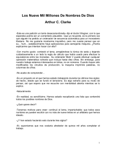 Arthur C. Clarke - Los Nueve Mil Millones De Nombres De Dios