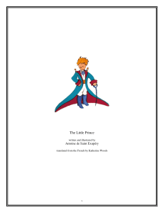 Antoine De Saint- Exupery The Little Prince