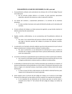 Preguntas de derecho procesal laboral - Guatemala 