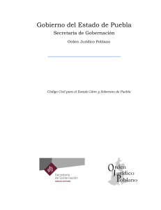 Codigo Civil para el Estado Libre y Soberano de Puebla 10nov2020